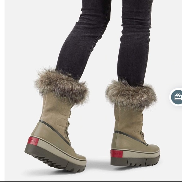 NWT SOREL Joan of Arctic Next Faux Fur Snow Boot - Picture 6 of 11